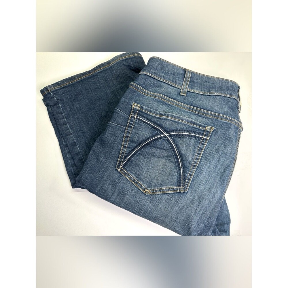 Ariat Real Rosa Jeans Perfect Rise Bootcut Stretch, 34R, Ranch Ride Rodeo